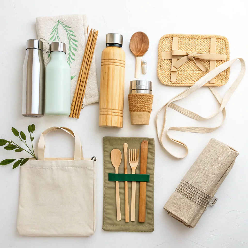 Assorted eco-friendly products